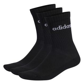 Set of 3 pairs of high socks child adidas