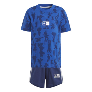 Baby t-shirt and shorts set adidas Disney 100