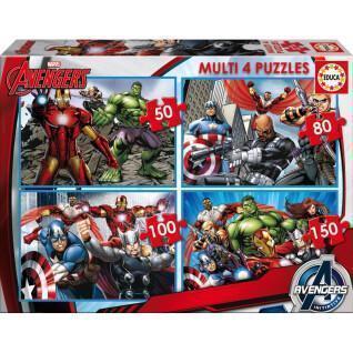 Puzzle of 50 to 150 pieces Avengers