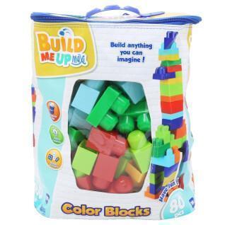 Set of 80 building blocks Build Me Up Maxi