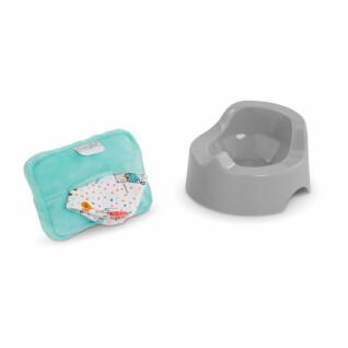 Potty and wipe for baby Corolle