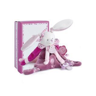 Cuddly cherry bunny Doudou & compagnie