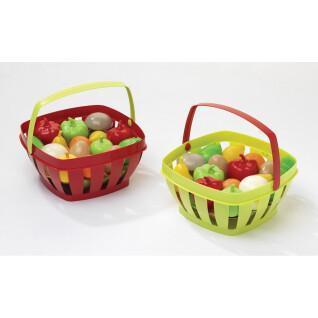Early-learning games fruit and vegetable basket Ecoiffier