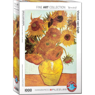 1000-piece sunflower puzzle van gogh Eurographics