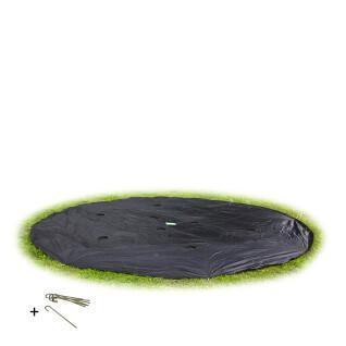 Protective cover for trampoline buried at ground level Exit Toys 427 cm