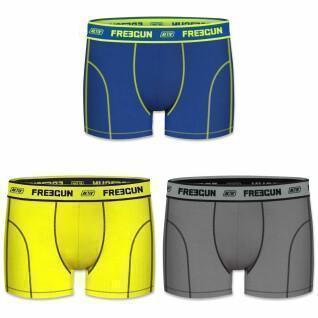Plain children's boxer shorts Freegun Aktiv (x3)