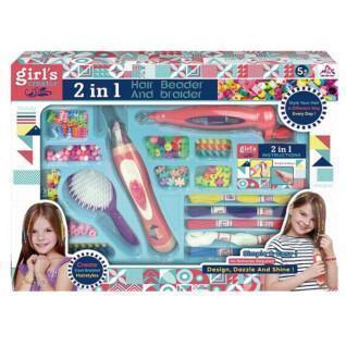 Set of 2 hair braiders with accessories Girl's Creator