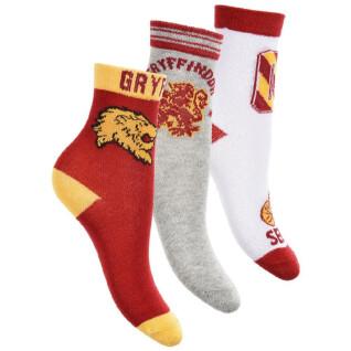 Set of 3 assorted socks sizes 23 to 34 child Harry Potter
