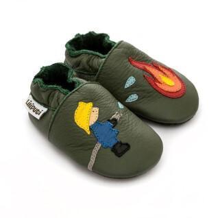 Boys' soft slippers Liliputi Fireman