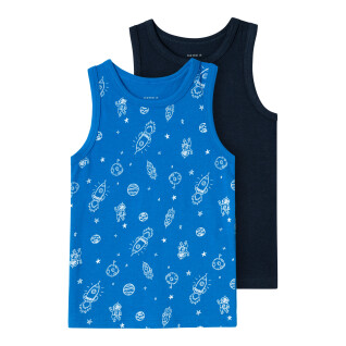 Children's tank top Name it Tank Skydiver Space (x2)