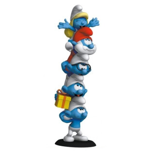 Smurfs column figure Plastoy