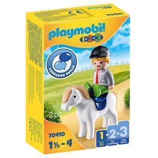 Figurine with pony Playmobil 1.2.3