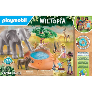 Building sets for explorers + savannah animals Playmobil