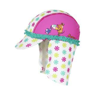 Floral cap with uv protection for children Playshoes Die Maus