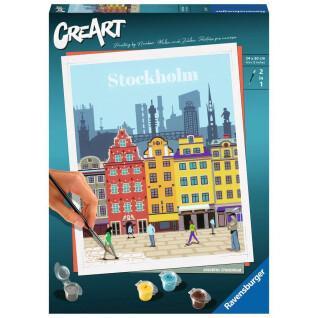 Coloring Ravensburger CreArt Stockholm 24x30cm