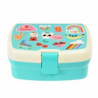 Lunch box with child tray Rex London Top Banana