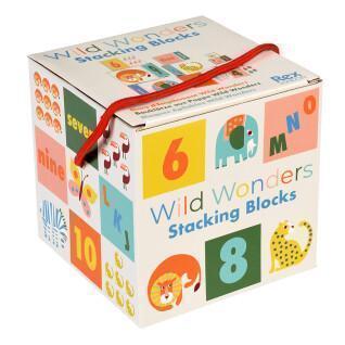 Educational game stacking blocks Rex London Wild Wonders