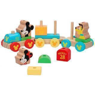 Wooden train Woomax Mickey Mouse Eco