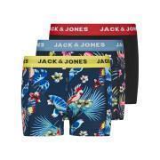Set of 3 children's boxers Jack & Jones Flower Bird