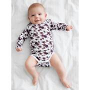 Pack of 3 long sleeve bodysuits for babies Name it