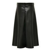 Girl's skirt Only konkalia faux leather midi