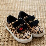 Girl sneakers Bons Baisers de Paname Mini Edith-Leopard