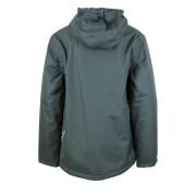 Waterproof double fleece jacket for children Peak Mountain Ecajik