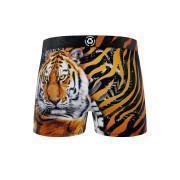 Boxer in recycled polyester printed wild animals tiger child Freegun