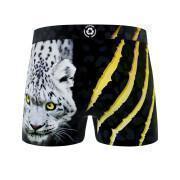 Recycled polyester boxer shorts with panther print for kids Freegun