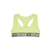 Organic cotton bra with sublimation belt girl Freegun