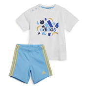 Baby t-shirt and shorts set adidas Essentials