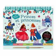 Princes and princesses coloring pages Auzou
