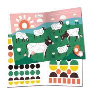My first farm shapes stickers Auzou