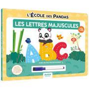 Pandas school book my uppercase letters Auzou