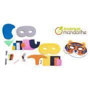 Creative box sewing mask animals savanna Avenue Mandarine