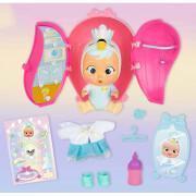 Doll with wardrobe, clothing and accessories Bebés Llorones