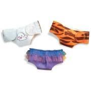 Set of 3 decorated diapers for dolls Bellies