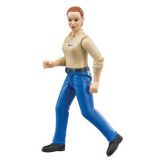 Woman with blue jeans Bruder
