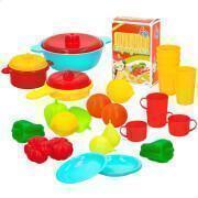 Kitchen and food box 31 pieces CB Toys