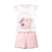 Baby girl t-shirt and shorts set Cerda French Terry Peppa Pig