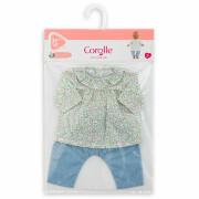 Blouse and pants for baby Corolle