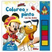 Finger painting book 16 pages Disney bebe Saldana