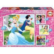 Progressive puzzle Disney Princess