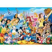 100 piece wooden puzzle Disney Mundo