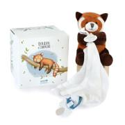 Pacifier + comforter with pacifier clip Doudou & compagnie Unicef - Panda