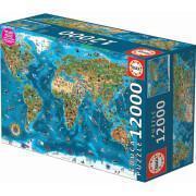 12000 piece puzzle Educa Maravillas Del Mundo