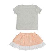Baby girl t-shirt + lace skirt set Guess