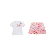 Baby girl t-shirt + muslin skirt set Guess