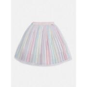 Pleated skirt satin girl Guess