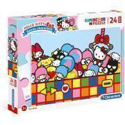 Puzzle of 24 pieces max Hello Kitty